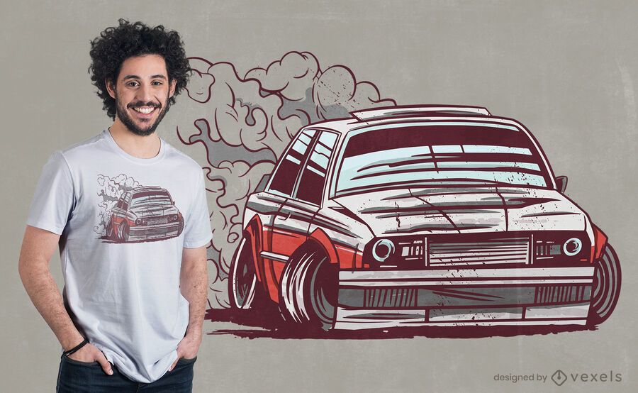 Car motorsport drifting t-shirt design Car motorsport drifting t-shirt design