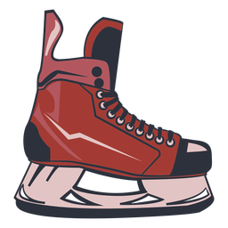 Ice hockey skate illustration PNG Design