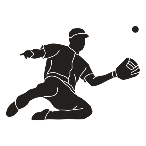 BaseballPlayers_DetailedSilhouette - 2 Desenho PNG