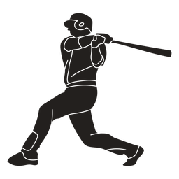 Cricket Player Batting Cut Out Transparent PNG & SVG Vector