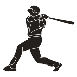 Cricket sport player cut out PNG Design