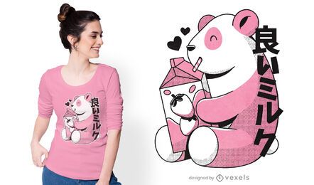 Japanese panda t-shirt design Japanese panda t-shirt design