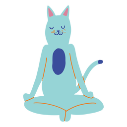 YogaCat - 1 Diseño PNG