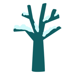Nature-Winter-HandCutSimpleShapes-Color - 6 Desenho PNG