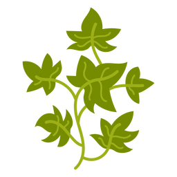 Climbing Plant Flat PNG & SVG Design For T-Shirts