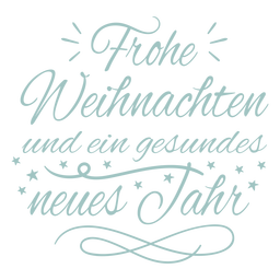 New year german quote badge PNG Design