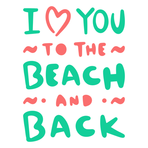 Beach-Phrases-BrushedLettering-Vinyl-Color - 0 Desenho PNG