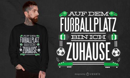 Soccer field quote t-shirt design