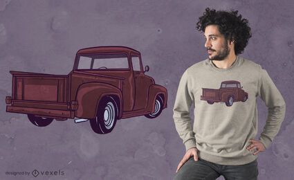Design de camiseta de picape