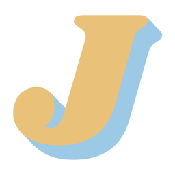 J letter sparkly retro alphabet font Transparent PNG