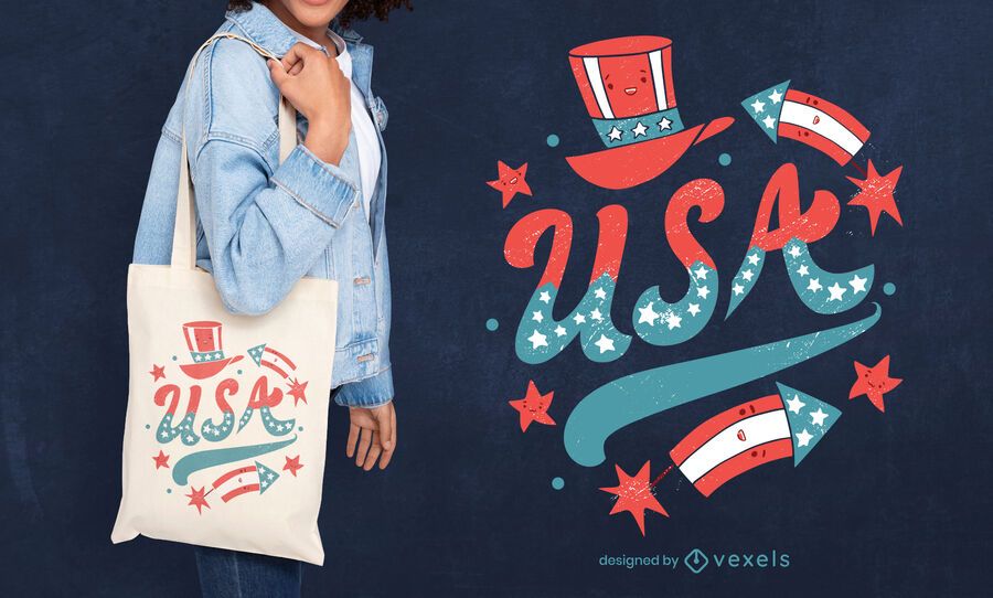 Usa tote bag design Usa tote bag design
