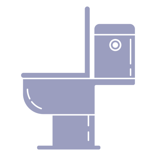 Toilet cut out PNG Design