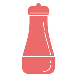 Ketchup jar cut out PNG Design