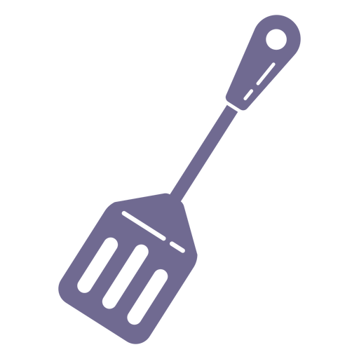 Gray spatula cut out