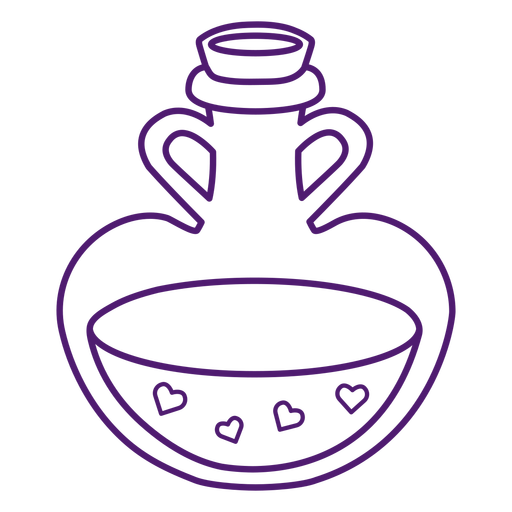 Love potion fantasy PNG Design