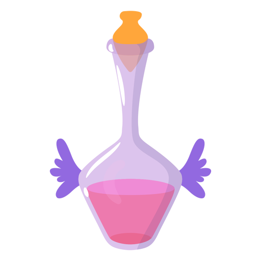Magical potion wing bottle PNG Design