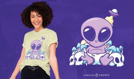 Baby Alien T-Shirt Design