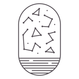 Grafik-Mono-Linien-Strich - 0 PNG-Design