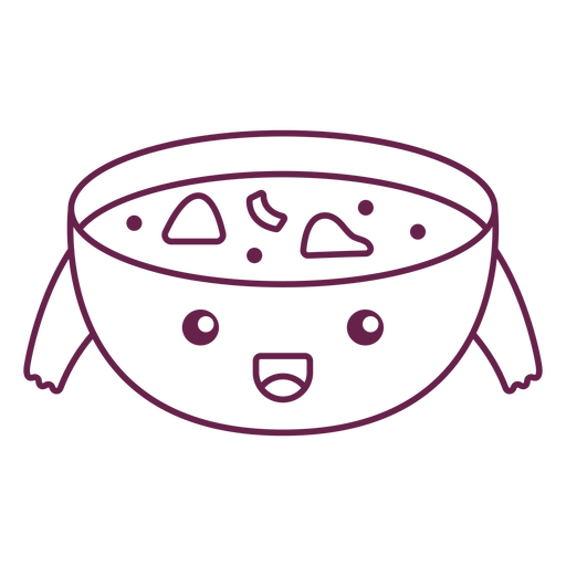 Food-Meals-Kawaii-Stroke - 3 Desenho PNG