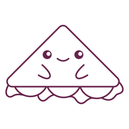 Comida-Comidas-Kawaii-Stroke - 10 Diseño PNG