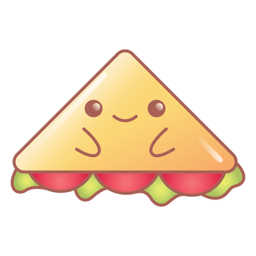 Happy sandwich kawaii