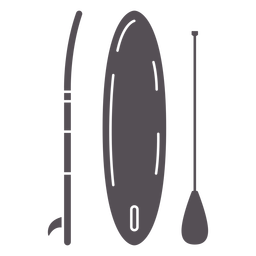 Paddleboarding-Mono-Line-Vinyl - 4 Desenho PNG