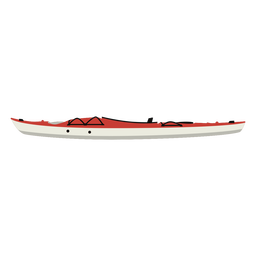Red canoe flat  Transparent PNG