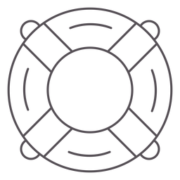 Nautical-Life-Preserver-Rings-GraphicIcon-Stroke - 7 Desenho PNG