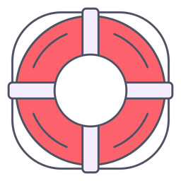 Nautical-Life-Preserver-Rings-GraphicIcon-Vinyl-Color - 5 Desenho PNG