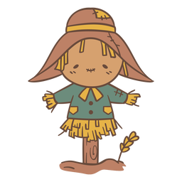Scarecrow cute PNG Design