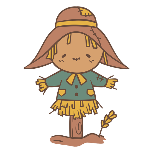Scarecrow cute PNG Design