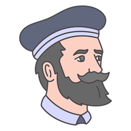 Nautical-Captain-GraphicIcon-Vinyl-Color - 0 Desenho PNG
