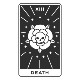 Tarot card death stroke PNG Design