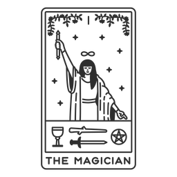 The Magician. the Tarot Card Stock Vector - Illustration of