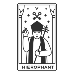 Tarot-Cards-Stroke-Vinilo - 15 Diseño PNG