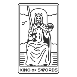 Tarot-Cards-Stroke-Vinilo - 22 Diseño PNG