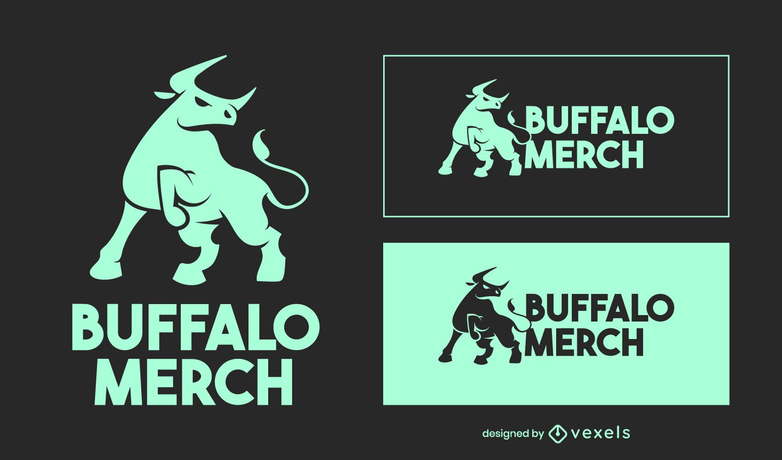 Buffalo merch logo design