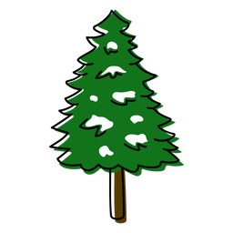 Nature-Winter-NotebookContour - 1 Desenho PNG