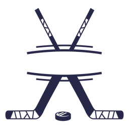 Monogramas de hóquei - 5 Desenho PNG