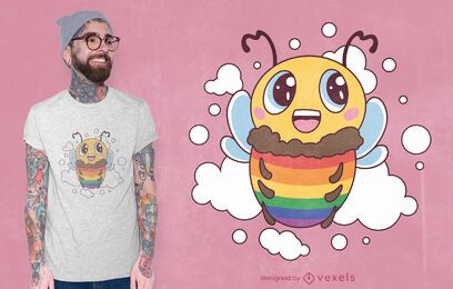 Diseño de camiseta de abeja lgbt Diseño de camiseta de abeja lgbt