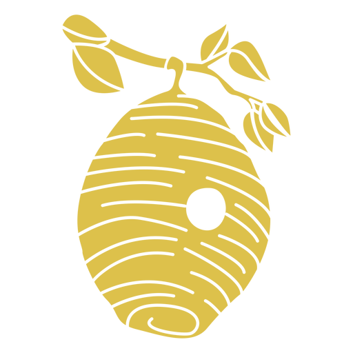 Hive of bees cut out PNG Design