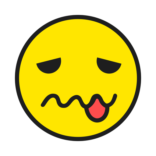 Simple Inlove Emoticon Face PNG & SVG Design For T-Shirts