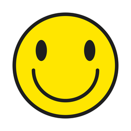 Happy emoji color stroke