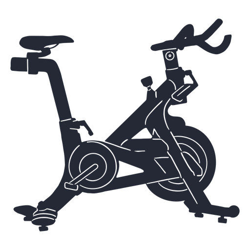 Stationary bicycle cut out PNG Design
