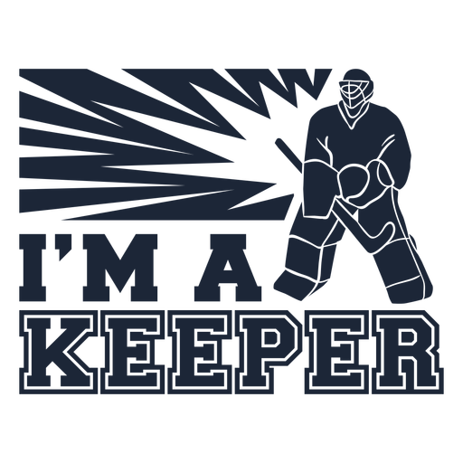 I'm a keeper quote cut out PNG Design