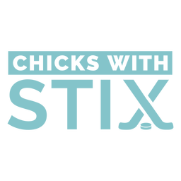 Chicks with stix quote cut out PNG Design Transparent PNG