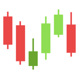 CandlestickChartsSet - 3 Diseño PNG