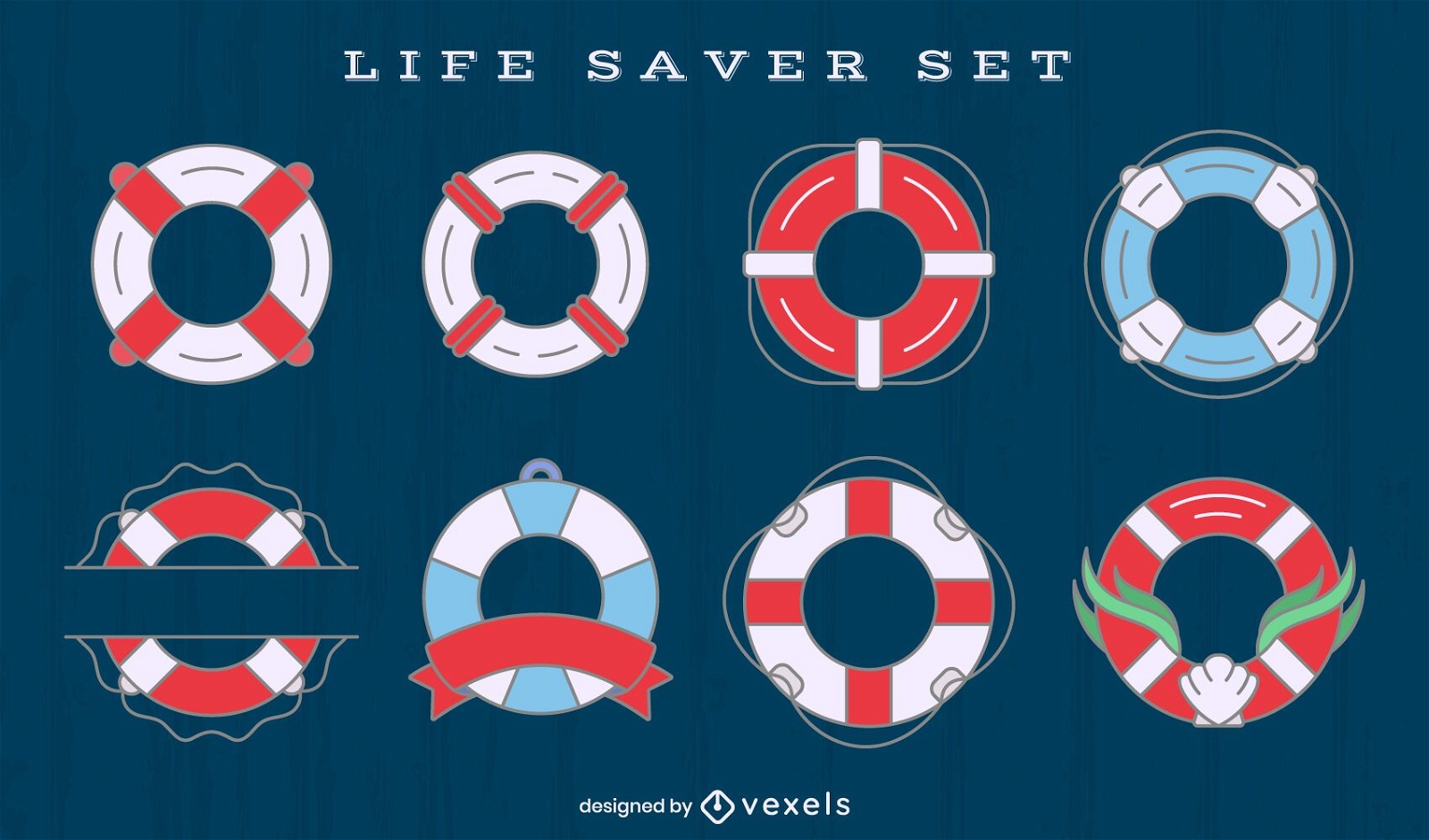 Life saver float rings element set