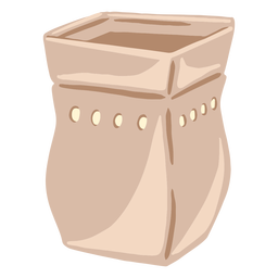 Prismatic pink vase semi flat PNG Design