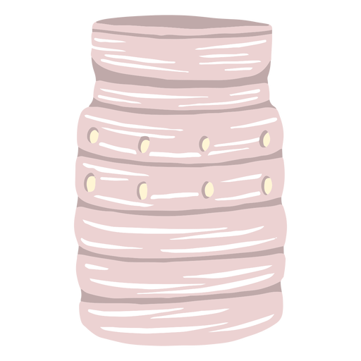 Pink jar semi flat